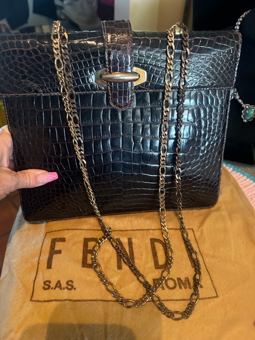 Vintage Fendi Exotic Purse